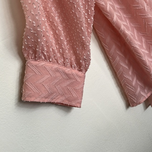 LOVE  & LEGEND 🌸 long sleeve Tops size US 22/ Tunic style / Salmon pink. - Picture 4 of 8